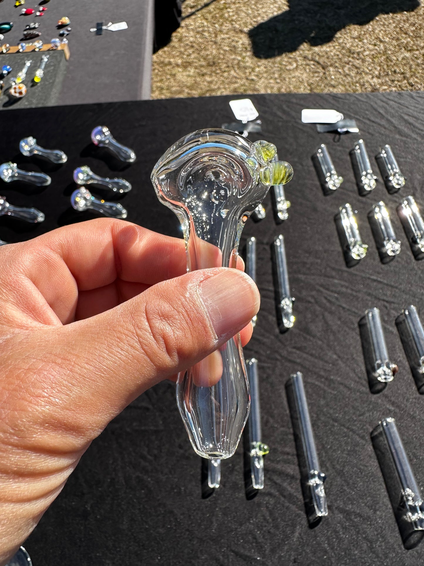 Clear Glass Spoon Pipe