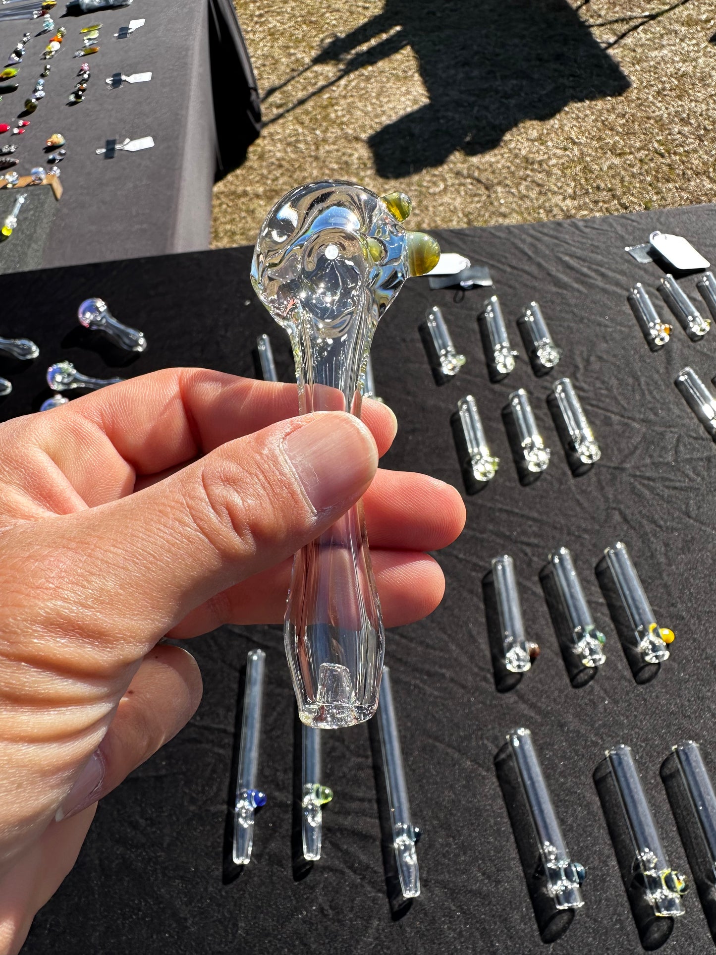 Clear Glass Spoon Pipe