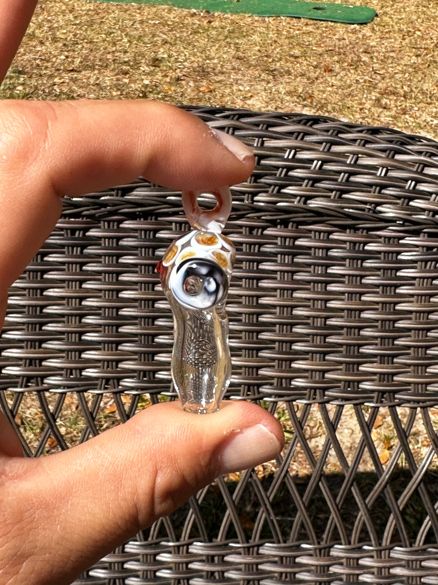 Mini Spoon Pipe Functional Pendant