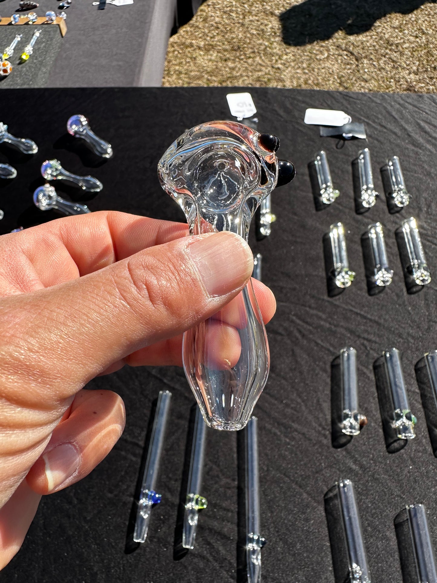 Clear Glass Spoon Pipe