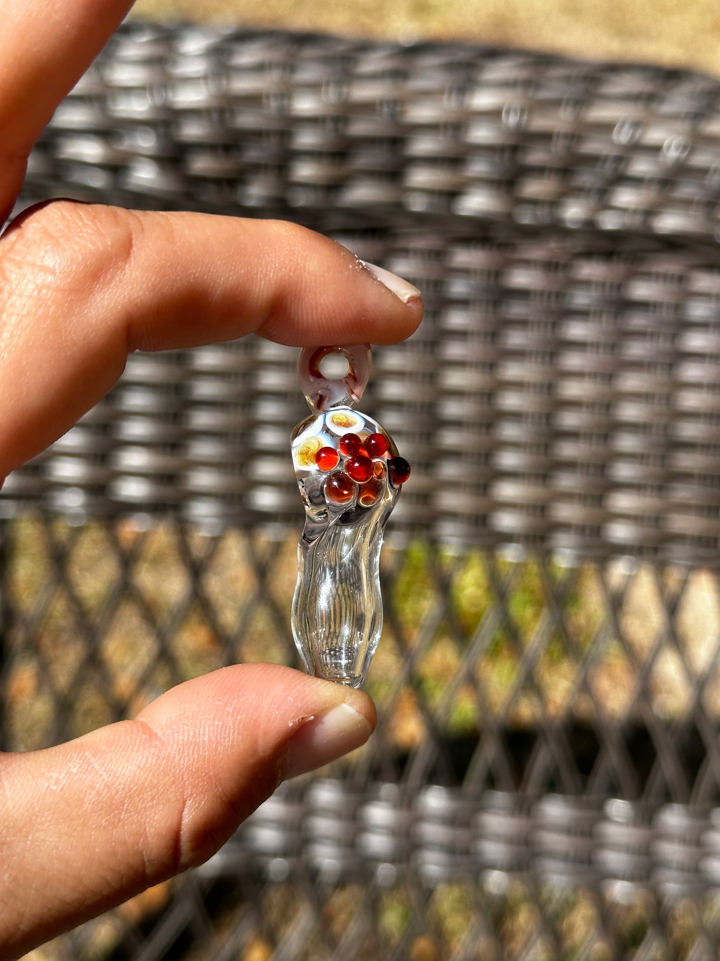 Mini Spoon Pipe Functional Pendant