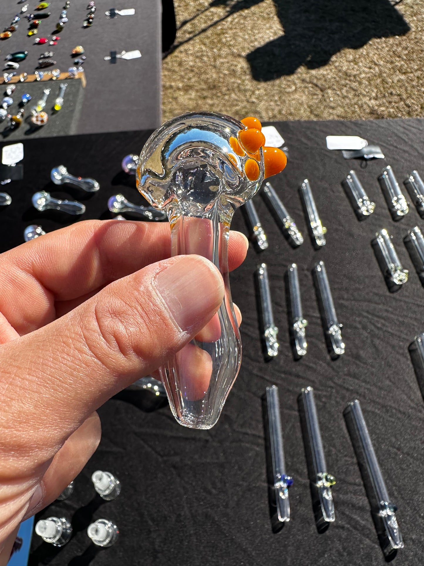 Clear Glass Spoon Pipe