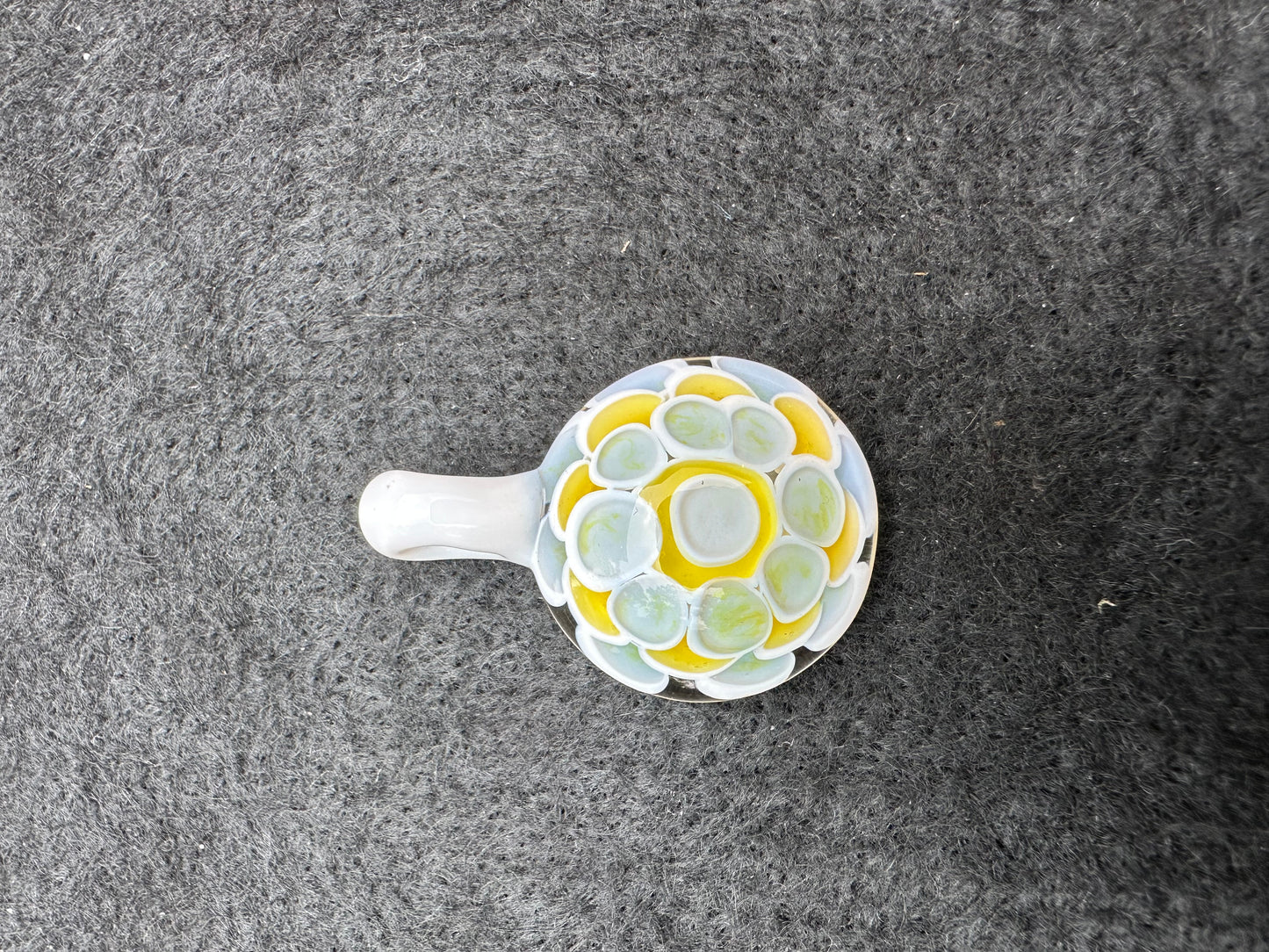 Yellow & Light Blue Dot Stack Pendant by Jaime Torres