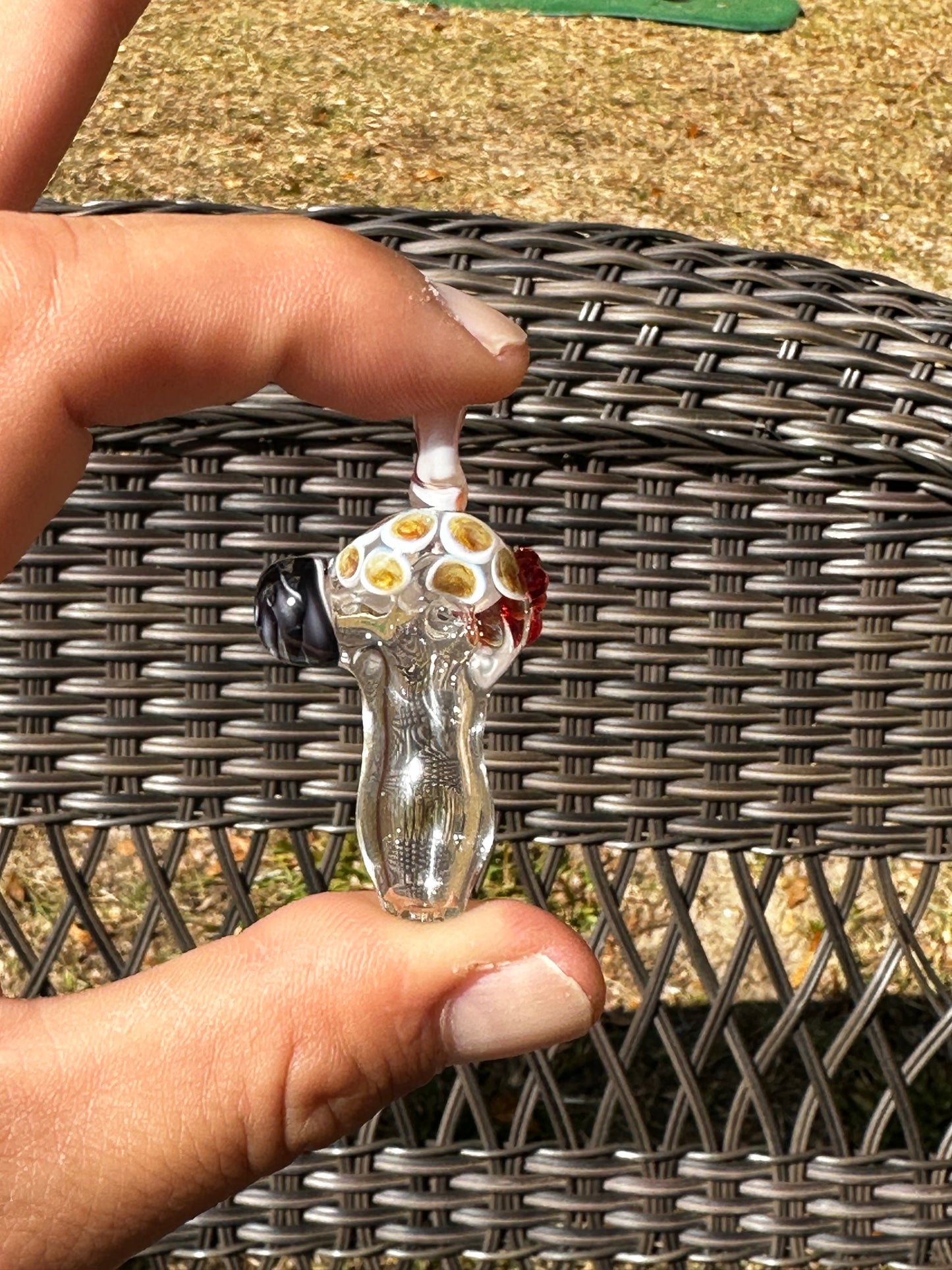 Mini Spoon Pipe Functional Pendant