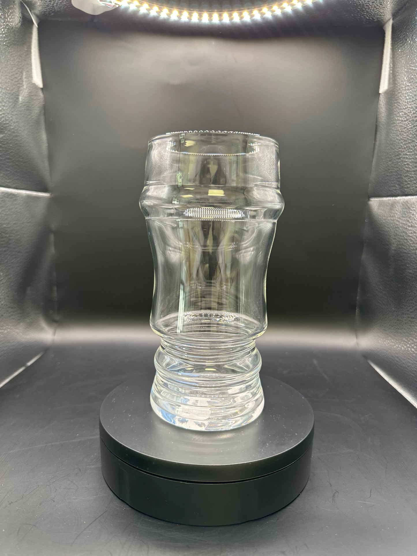 $200 – Radglass – Clear Pint Glass with Sculpted Form