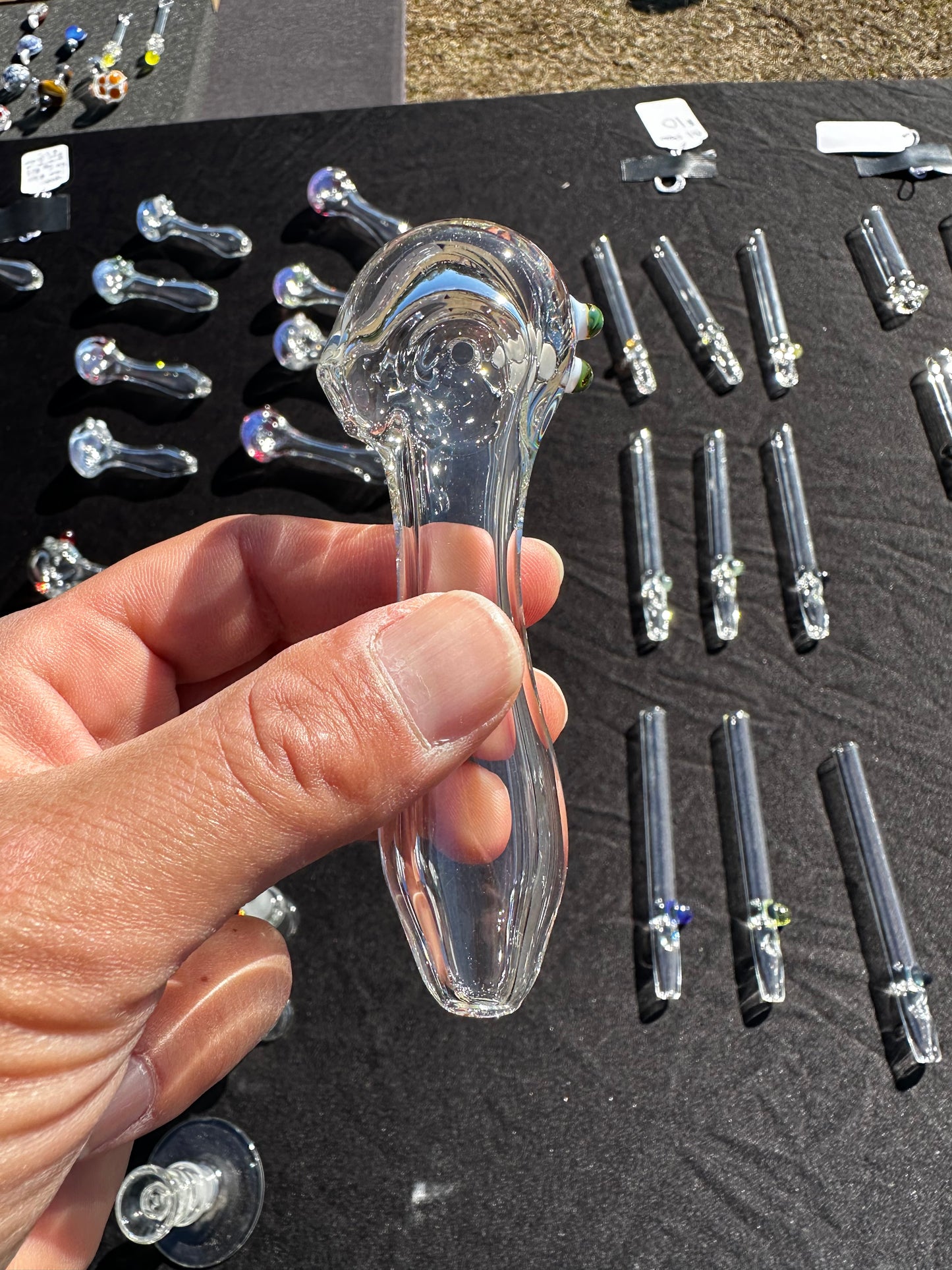 Clear Glass Spoon Pipe