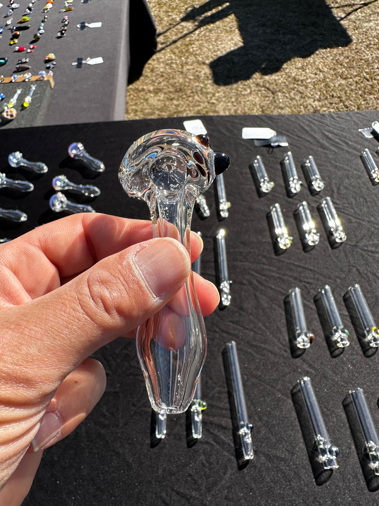 Clear Glass Spoon Pipe
