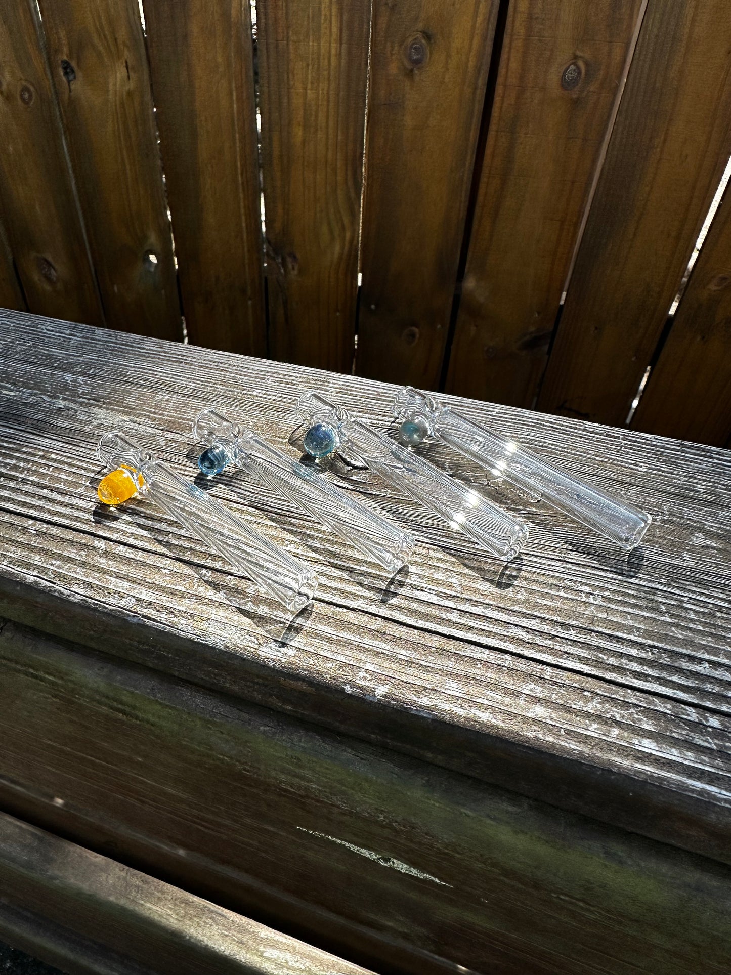Taster Glass – 12mm with Internal Restriction & Color Roll Stop