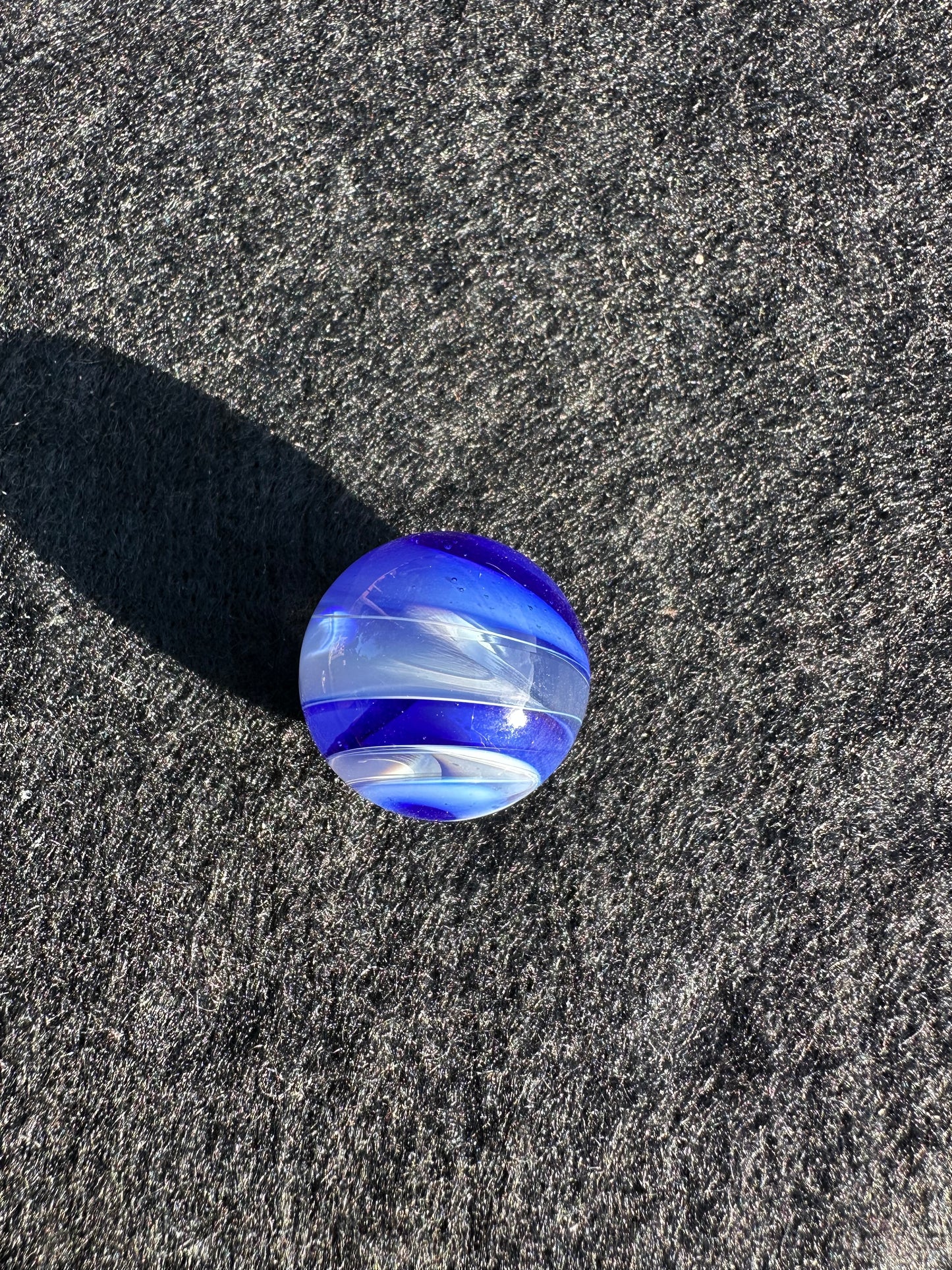 Blue & White Latticino Marble – 27mm