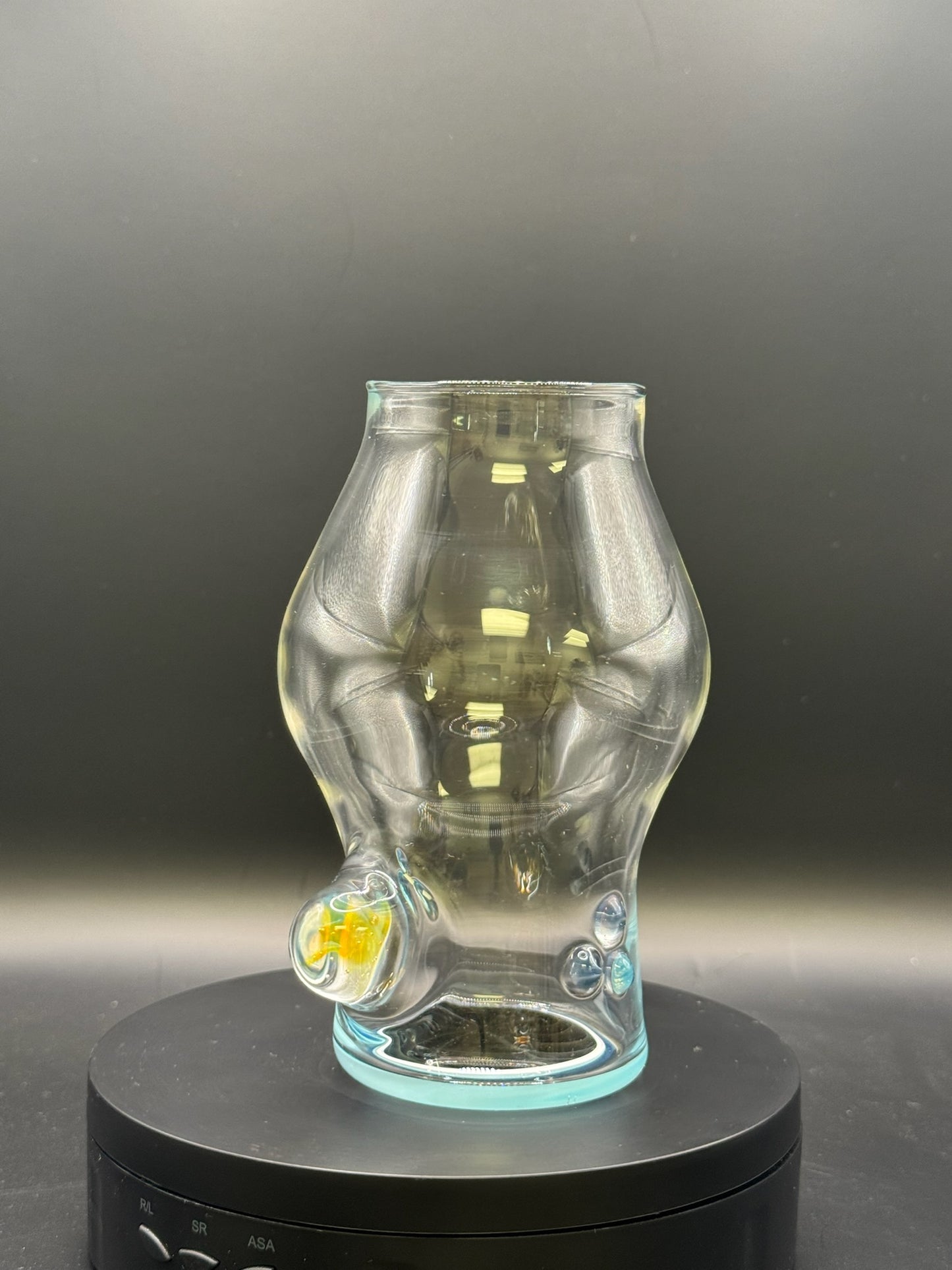 King Leo Clear Beer Cup w/ Aurora Tech Base & Fume Dot – $80