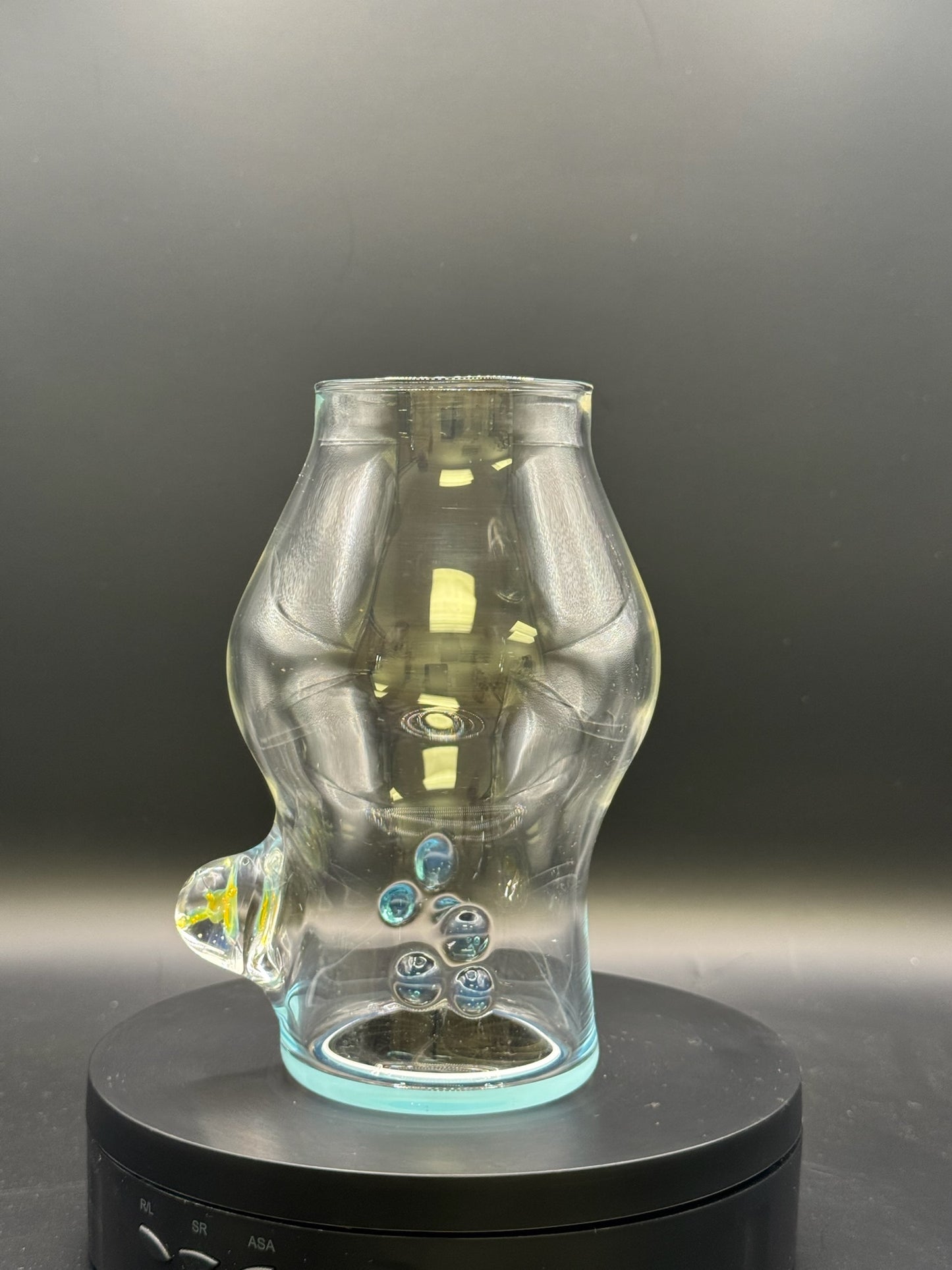 King Leo Clear Beer Cup w/ Aurora Tech Base & Fume Dot – $80