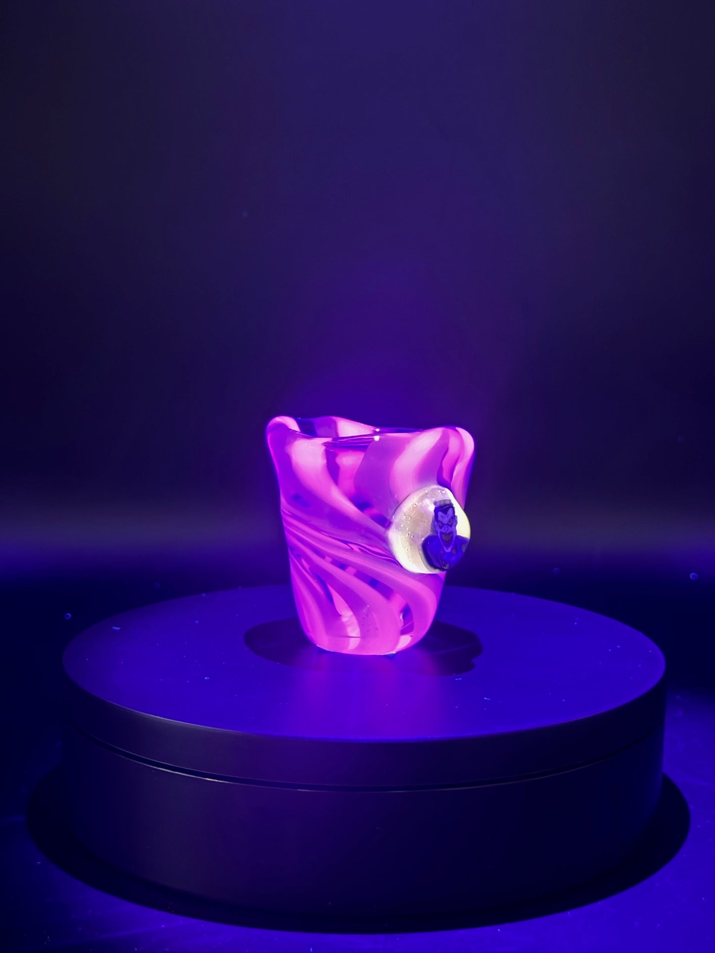 James Perez 2″ CFL/UV Shot Glass w/ Joker Milli – $100