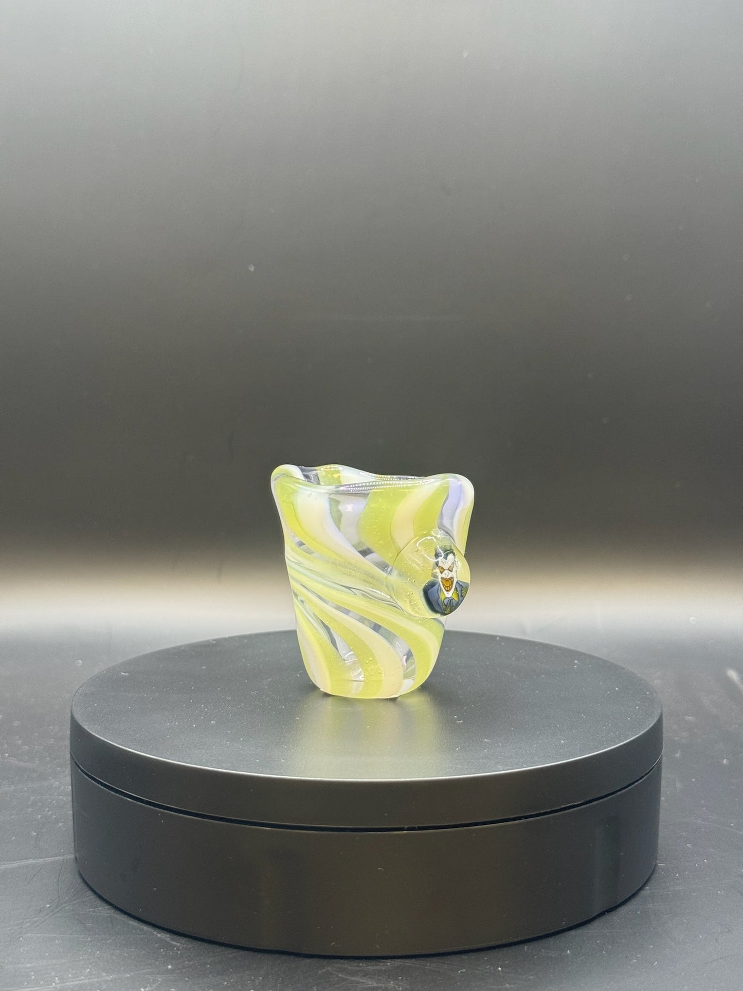 James Perez 2″ CFL/UV Shot Glass w/ Joker Milli – $100