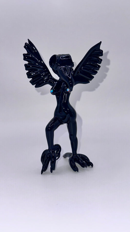 Raven Goddess – Dom Greco Glass